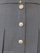 Andy/AN-ON2906/セットアップ/ミニドレス/キャバドレス/フロントジップ/半袖/袖あり/スクエアネック/ボタン/ストレッチ/フレア