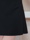 Andy/AN-ON2908/ワンピース/ミニドレス/キャバドレス/ホルターネック/バスト切り替え/フロントジップ/ハイネック/ビジュー/リボン/フレア