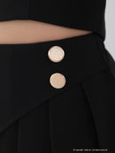 Andy/AN-ON2914/セットアップ/ミニドレス/キャバドレス/オフショル/キャミソール/バストジップ/プリーツ/アシンメトリー/フレア