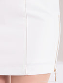 Andy/AN-ON2920/セットアップ/ミニドレス/キャバドレス/デコルテチェーン/フロントジップ/半袖/袖あり/シンプル/ストレッチ/タイト