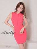 Andy/AN-ON2923/ワンピース/ミニドレス/キャバドレス/タイト/ノースリーブ/カットアウト/リボン