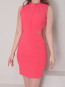 Andy/AN-ON2923/ワンピース/ミニドレス/キャバドレス/タイト/ノースリーブ/カットアウト/リボン