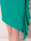 Andy/AN-ON2941/ワンピース/キャバドレス/ミニドレス/シンプル/オフショル/タック/ワンショルダー/フリル/アシンメトリー/タイト