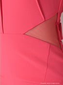 Andy/AN-ON2743/ワンピース/ミニドレス/ワンカラー/タイトワンピース/カラードレス/貴咲モエカさん着用