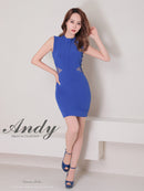 Andy/AN-ON2743/ワンピース/ミニドレス/ワンカラー/タイトワンピース/カラードレス/貴咲モエカさん着用