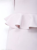 an/AOC-2416/ホルターネック/ビジュー/ペプラム/キャバドレス/ミニワンピース/藤川沙弥さん着用