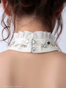 an/AOC-2416/ホルターネック/ビジュー/ペプラム/キャバドレス/ミニワンピース/藤川沙弥さん着用