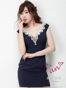 ａｎ/AOC-2577/ナイトドレス/キャバドレス/ドレス/ワンピース/ミニ/ペプラム/タイトワンピース/KT