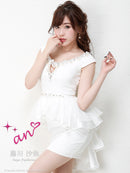 ａｎ/AOC-2577/ナイトドレス/キャバドレス/ドレス/ワンピース/ミニ/ペプラム/タイトワンピース/KT