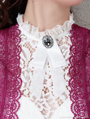 An/AOC-3043/ナイトドレス/キャバドレス/ドレス/ミニドレス/ベルト付き/ブローチ