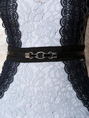 An/AOC-3043/ナイトドレス/キャバドレス/ドレス/ミニドレス/ベルト付き/ブローチ