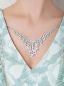 an/AOC-3063/ワンピース/ミニドレス/キャバドレス/レース/Vネック/フリル/タイト/ベルト付き