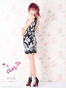 an/AOC-3078/ワンピース/キャバドレス/タイトワンピース/ミニドレス/ベルト付き/かえるさん着用/ありささん着用