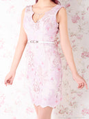 an/AOC-3078/ワンピース/キャバドレス/タイトワンピース/ミニドレス/ベルト付き/かえるさん着用/ありささん着用