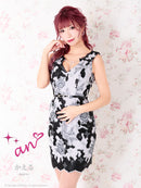 an/AOC-3078/ワンピース/キャバドレス/タイトワンピース/ミニドレス/ベルト付き/かえるさん着用/ありささん着用