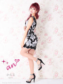 an/AOC-3078/ワンピース/キャバドレス/タイトワンピース/ミニドレス/ベルト付き/かえるさん着用/ありささん着用