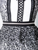 Andy/AOC-3099/セットアップ/ミニドレス/ブローチ付き/水嶋えりかさん着用