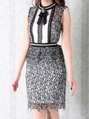 Andy/AOC-3099/セットアップ/ミニドレス/ブローチ付き/水嶋えりかさん着用