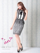 Andy/AOC-3099/セットアップ/ミニドレス/ブローチ付き/水嶋えりかさん着用