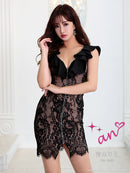 an/AOC-3196/ミニドレス/ナイトドレス/キャバドレス/タイトドレス/ワンピース/ドレス/レース