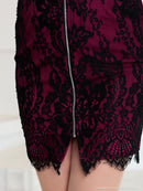 an/AOC-3196/ミニドレス/ナイトドレス/キャバドレス/タイトドレス/ワンピース/ドレス/レース