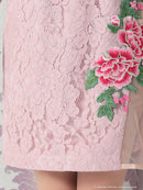 an/AOC-3230/ナイトドレス/ワンピース/ドレス/キャバドレス/刺繍/オフショル/一條りおなさん着用