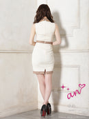 an/AOC-3267/ワンピース/ミニドレス/キャバドレス/襟付き