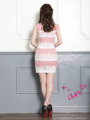 an/AOC-3270/ワンピース/ミニドレス/キャバドレス/タイト/レース