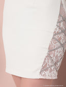 an/AOC-3280/ワンピース/ミニドレス/レーススリット/オフショルダー/チョーカー