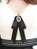 an/AOC-3282/ワンピース/ミニドレス/レース/チュールスカート/リボン