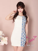 an/AOC-3287/ワンピース/ミニドレス/チェック柄/タイトワンピース