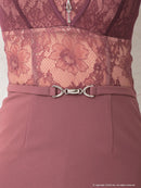 an/AOC-3290/ワンピース/ミニドレス/レース/ワンショルダー/タイトワンピース