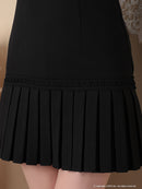 an/AOC-3334/ワンピース/ミニドレス/タイトワンピース/袖あり/小悪魔風ワンピ/桜咲乃愛さん着用/小川青空さん着用