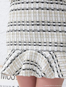 an/AOC-3351/ワンピース/ミニドレス/タイトワンピース/チェック柄