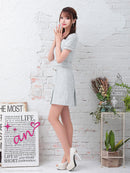 an/AOC-3355/ワンピース/ミニドレス/ツイード