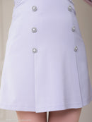 an/AOC-3407/ワンピース/ミニドレス/レース/タイトワンピース/プリーツスカート/袖あり