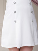 an/AOC-3407/ワンピース/ミニドレス/レース/タイトワンピース/プリーツスカート/袖あり