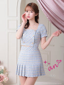 an/AOC-3410/セットアップ/ミニドレス/ツイード