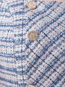 an/AOC-3410/セットアップ/ミニドレス/ツイード