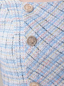 an/AOC-3410/セットアップ/ミニドレス/ツイード