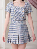 an/AOC-3410/セットアップ/ミニドレス/ツイード