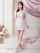 an/AOC-3410/セットアップ/ミニドレス/ツイード