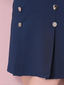 an/AOC-3426/ワンピース/ミニドレス/ワンカラー/レース/袖あり/プリーツ