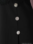 an/AOC-3426/ワンピース/ミニドレス/ワンカラー/レース/袖あり/プリーツ