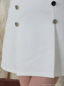 an/AOC-3426/ワンピース/ミニドレス/ワンカラー/レース/袖あり/プリーツ