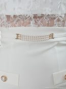 an/AOC-3427/ワンピース/ミニドレス/レース/フリル/パールボタン/切替ワンピース/桜咲乃愛さん着用