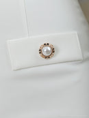 an/AOC-3427/ワンピース/ミニドレス/レース/フリル/パールボタン/切替ワンピース/桜咲乃愛さん着用