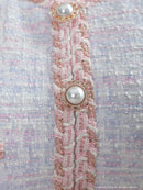 an/AOC-3433/ワンピース/ミニドレス/タイトワンピース/韓国風/ツイード