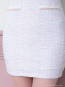 an/AOC-3433/ワンピース/ミニドレス/タイトワンピース/韓国風/ツイード