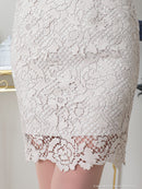 an/AOC-3440/ワンピース/タイトワンピース/キャバドレス/オフショルダー/総レース/フロントジップ